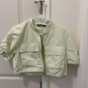 CROPPED ZARA JACKET SIZE XS